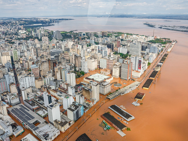 Der Süden von Brasilien ist von schweren Überschwemmungen betroffen. - Foto: Ricardo Stuckert/Palacio Planalto/dpa