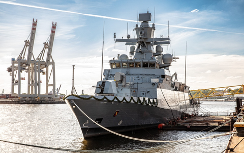 Neue Korvette K130 auf den Namen Karlsruhe getauft - Foto: presseportal.de