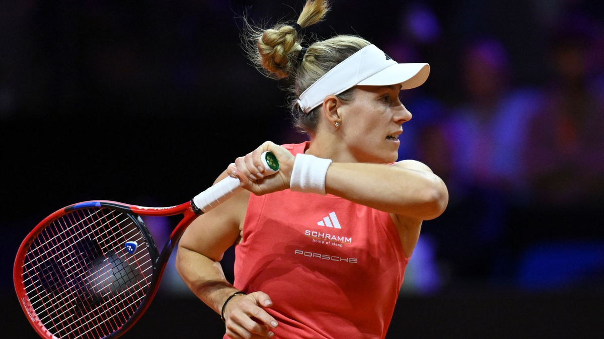 Steht beim Masters in Rom in der zweiten Runde: Angelique Kerber. - Foto: Marijan Murat/dpa/Archivbild