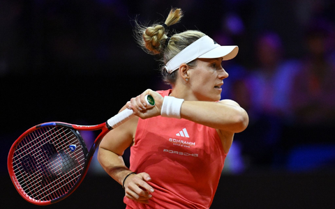 Steht beim Masters in Rom in der zweiten Runde: Angelique Kerber. - Foto: Marijan Murat/dpa/Archivbild