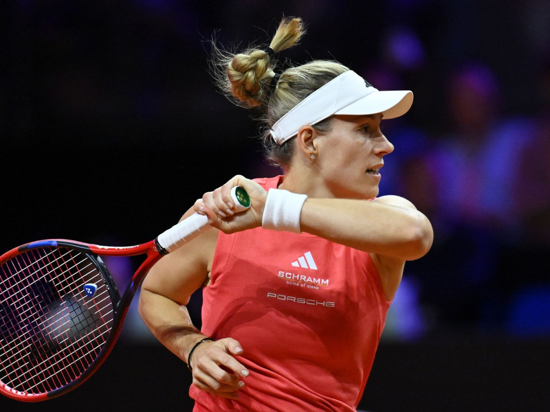 Steht beim Masters in Rom in der zweiten Runde: Angelique Kerber. - Foto: Marijan Murat/dpa/Archivbild