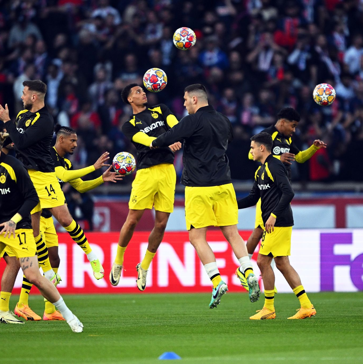 Der BVB geht in Paris mit der gleichen Startelf wie im Hinspiel auf den Platz. - Foto: Robert Michael/dpa