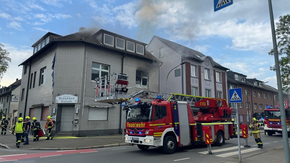 FW-GE: Wohnungsbrand in Gelsenkirchen Beckhausen - Foto: presseportal.de