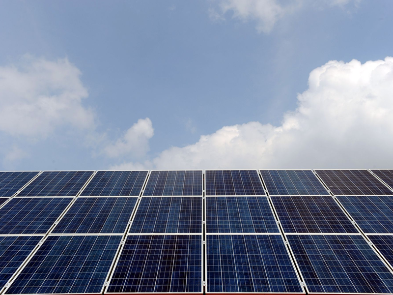 Seit 2000 sei der Anteil Erneuerbarer Energien von 19 Prozent aus angestiegen, vor allem durch immer mehr Wind- und Sonnenenergie. - Foto: Ingo Wagner/dpa