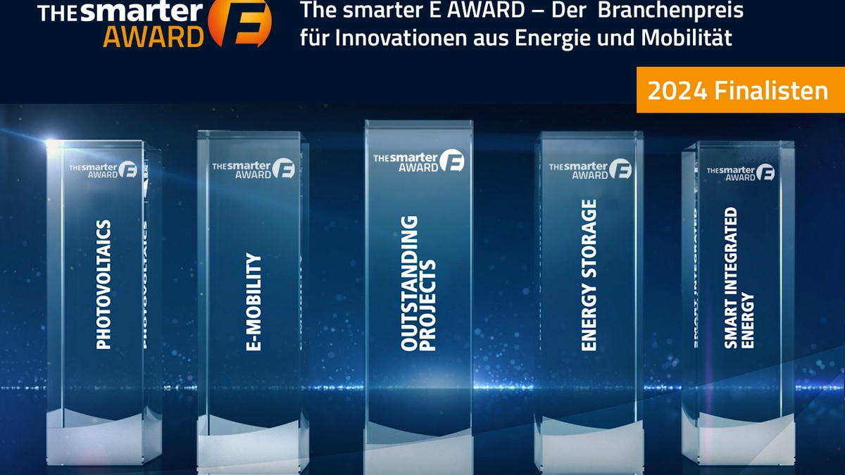 The smarter E AWARD 2024: Finalisten zeigen wegweisende Lösungen für eine erneuerbare Energieversorgung 24/7 - Foto: presseportal.de