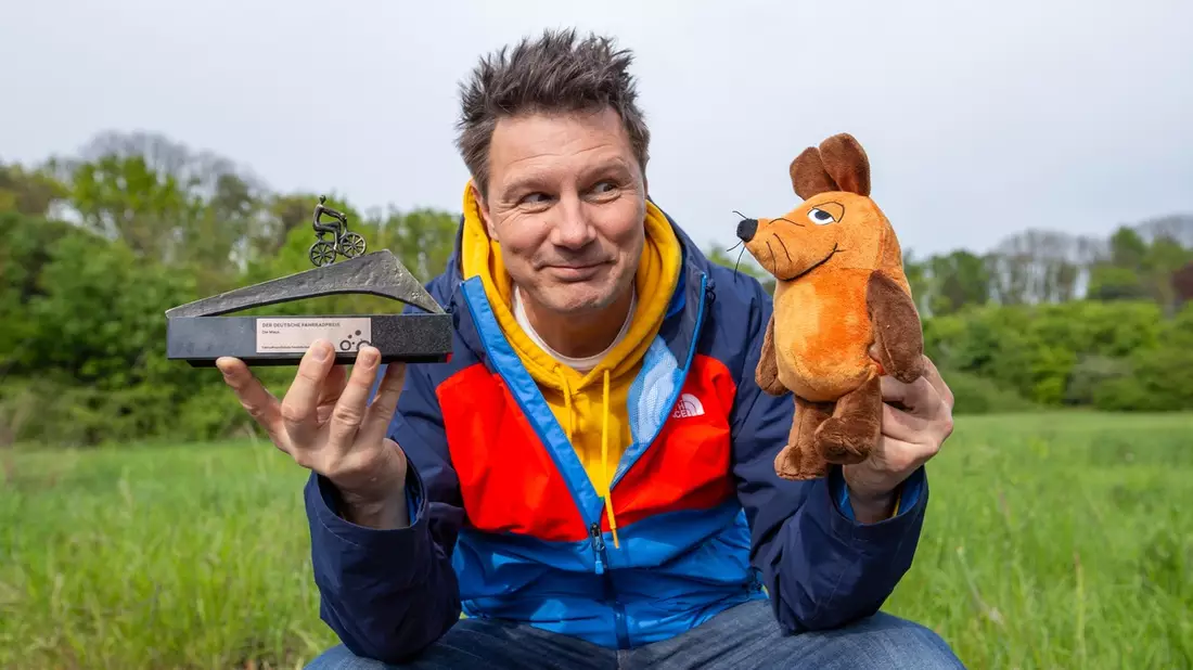 Der Deutsche Fahrradpreis prämiert beliebten Kinderfernsehstar / Die Maus erhält die Auszeichnung als Fahrradfreundlichste Persönlichkeit 2024 - Bild: presseportal.de