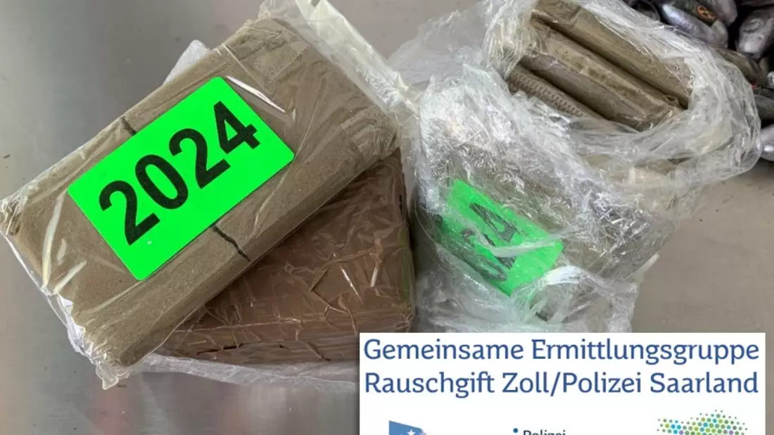 POL-SL: Festnahme mutmaßlicher Rauschgifthändler im Saarland / Gemeinsame Pressemitteilung der Gemeinsamen Ermittlungsgruppe Rauschgift Zoll/Polizei Saarland - Bild: presseportal.de