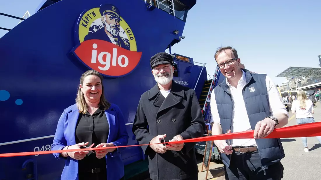 Frischer Wind im Hamburger Hafen: Schiff ahoi! Käpt'n iglo ab sofort mit eigener Hafenfähre - Bild: presseportal.de