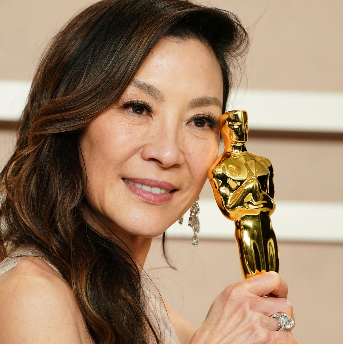 Oscar-Preisträgerin Michelle Yeoh ist für einen Schmähpreis nominiert. (Archivbild)  - Foto: Jordan Strauss/Invision/dpa