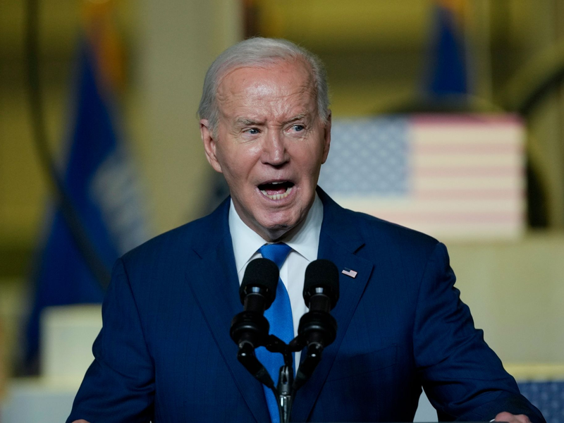 In Rafahs Bevölkerungszentren vorzudringen, sei «einfach falsch», so Joe Biden. - Foto: Morry Gash/AP/dpa