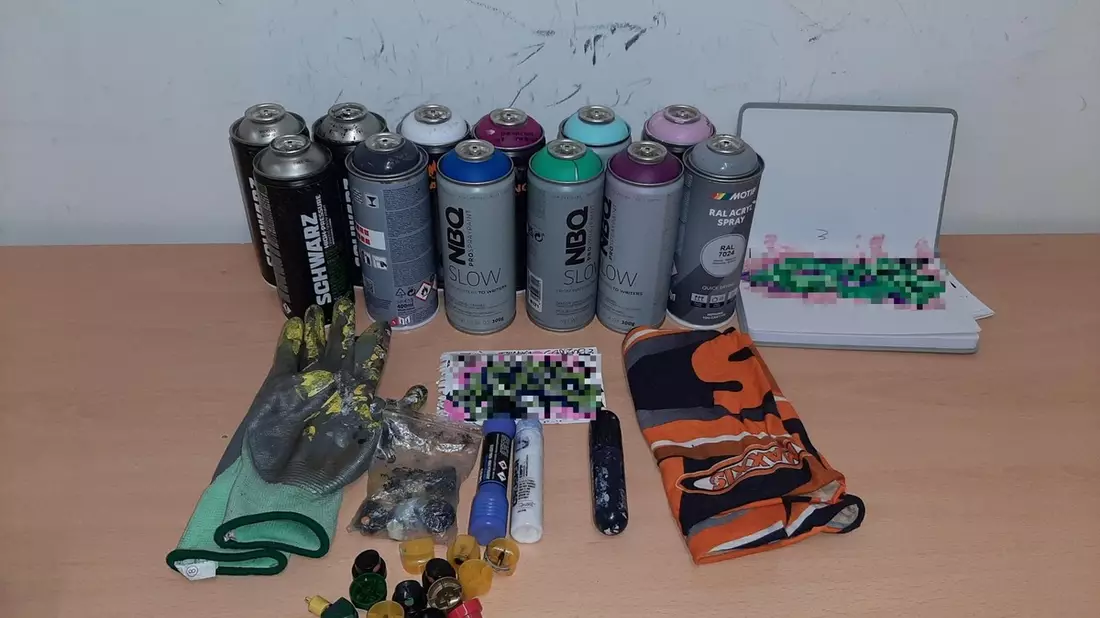BPOL NRW: Am Kölner Bahnhof: Bundespolizei stellt Graffiti-Sprayer auf frischer Tat - Bild: presseportal.de