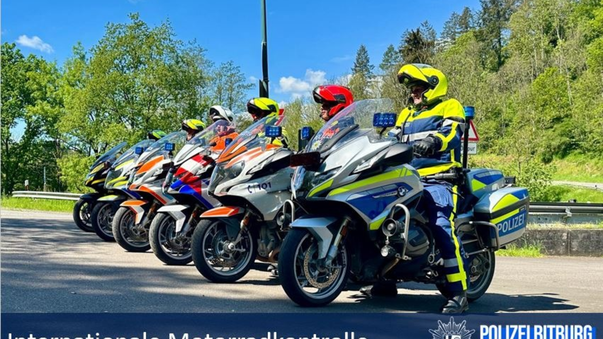 POL-PDWIL: Internationale Motorradkontrolle der Polizei Bitburg - Foto: presseportal.de