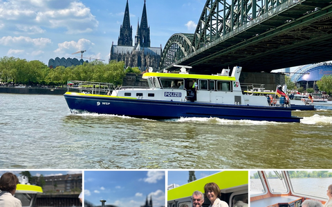 POL-DU: Köln/Duisburg: Taufe des neuen Bootes der Wasserschutzpolizei WSP 9 - Foto: presseportal.de