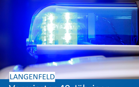 POL-ME: Rücknahme der Öffentlichkeitsfahndung: Vermisster 49-Jähriger wohlbehalten angetroffen - Langenfeld - 2405039 - Foto: presseportal.de