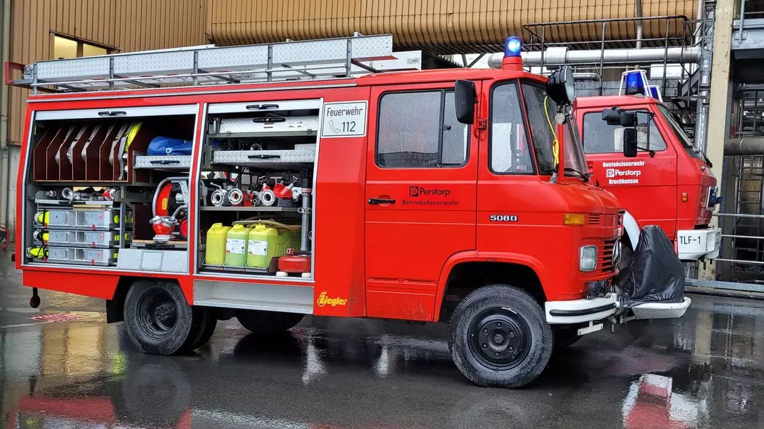 FW-AR: Ernstfall im Chemiebetrieb geübt - Bild: presseportal.de