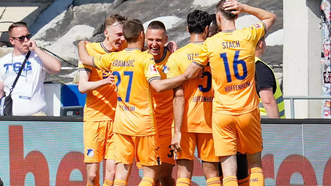 Hoffenheim gewann im Auswärtsspiel bei Absteiger Darmstadt deutlich. - Bild: Uwe Anspach/dpa