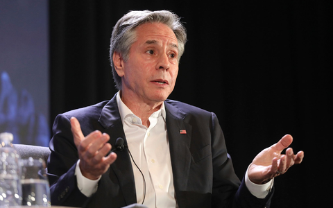 US-Außenminister Antony Blinken: «Wir müssen diese Untersuchungen fortsetzen, so wie es Israel selbst tut.» - Foto: Jake Bacon/FR36142 AP/dpa