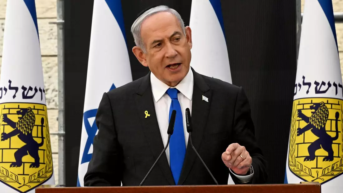 Israels Premierminister Benjamin Netanjahu zeigt sich entschlossen im Gaza-Krieg. - Bild: Debbie Hill/Pool UPI/AP/dpa