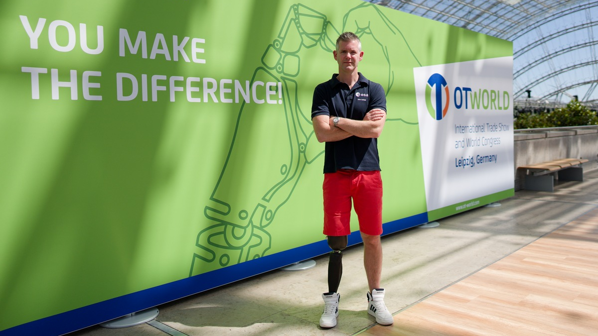 OTWorld 2024: John McFall - Vom Motorradunfall zum Weltraum / Die inspirierende Reise eines Astronauten mit körperlicher Einschränkung - Foto: presseportal.de