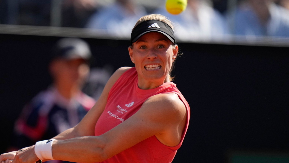 Angelique Kerber musste sich Iga Swiatek in Rom geschlagen geben. - Foto: Alessandra Tarantino/AP/dpa