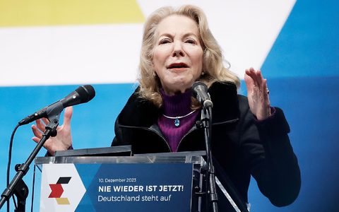 Die frühere Politikprofessorin Amy Gutmann ist seit Februar 2022 Botschafterin in Berlin. - Foto: Carsten Koall/dpa