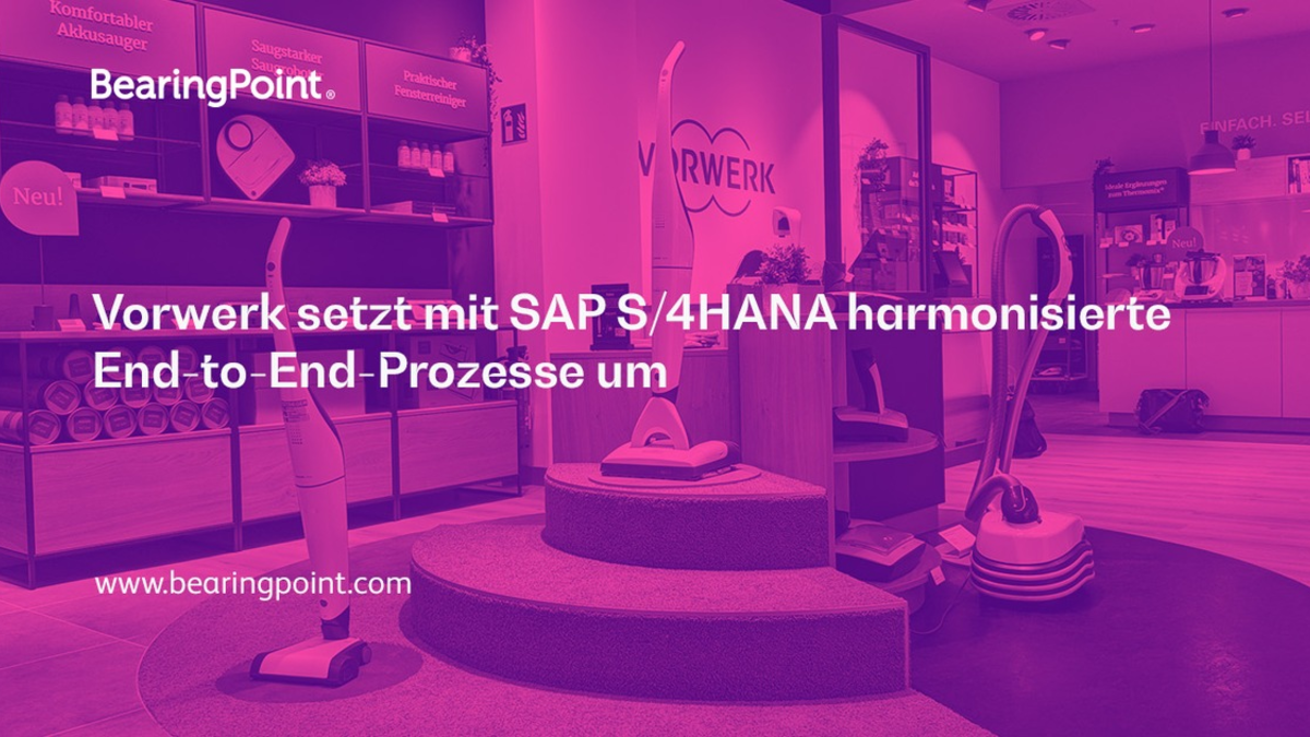 Vorwerk setzt mit SAP S/4HANA harmonisierte End-to-End-Prozesse um - Foto: presseportal.de