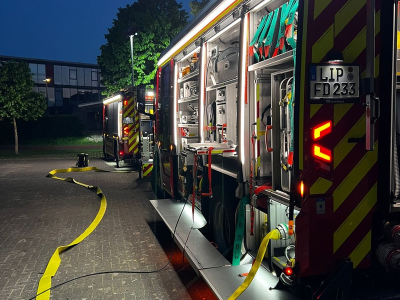 FW-DT: Feuer an Detmolder Grundschule - Foto: presseportal.de