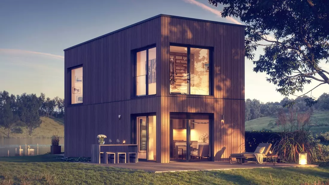Die clevere Alternative zum Tiny House: WeberHaus präsentiert die Minihaus-Baureihe Option - Bild: presseportal.de
