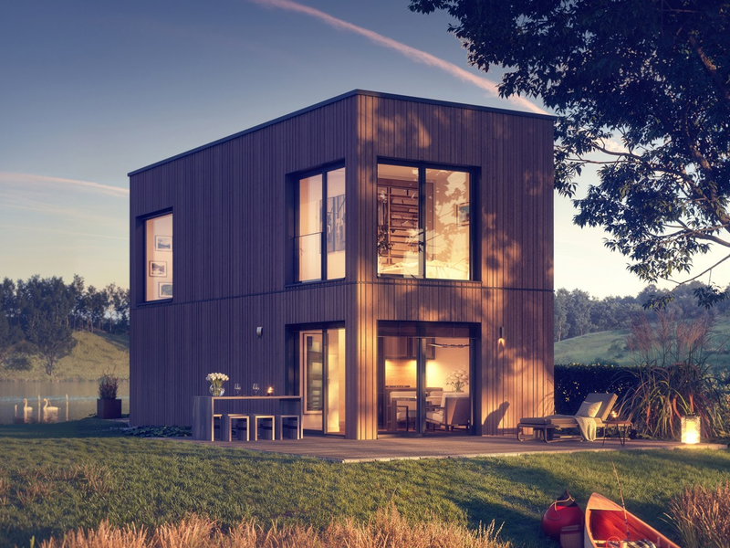 Die clevere Alternative zum Tiny House: WeberHaus präsentiert die Minihaus-Baureihe Option - Foto: presseportal.de