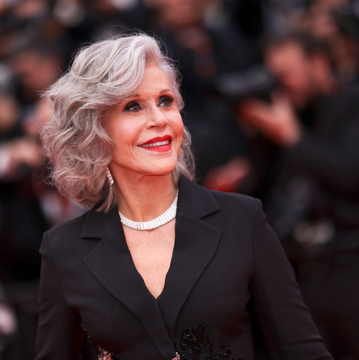Jane Fond bei der Premiere des Films «The Second Act» beim Filmfestival in Cannes. - Foto: Vianney Le Caer/Invision/AP/dpa