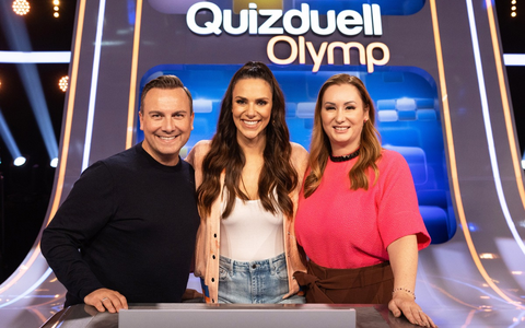 Kulinarisches Ehepaar gegen den Quizduell-Olymp: Tim und Katharina Raue bei Esther Sedlaczek / Quizduell-Olymp am Freitag, 17. Mai, 18:50 Uhr im Ersten - Foto: presseportal.de Kulinarisches Ehepaar gegen den Quizduell-Olymp: Tim und Katharina Raue bei Esther Sedlaczek / Quizduell-Olymp am Freitag, 17. Mai, 18:50 Uhr im Ersten - Foto: presseportal.de