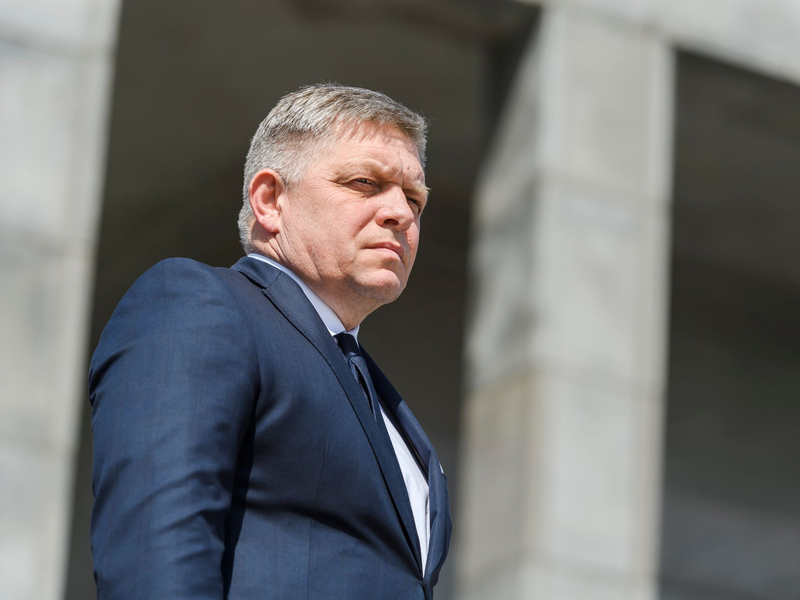 Der slowakische Regierungschef Robert Fico ist angeschossen worden (Archivbild). - Foto: Jaroslav Novák/TASR/dpa