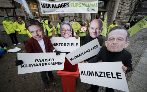 Im November 2023 hatte das OVG Berlin-Brandenburg geurteilt, dass die Regierung ein Klima-Sofortprogramm in den Sektoren Verkehr und Gebäude auflegen muss. - Foto: Sebastian Gollnow/dpa