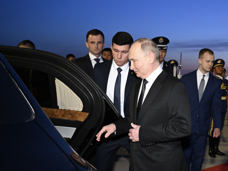 Putin ist zu einem zweitägigen Staatsbesuch in China eingetroffen. - Foto: Yue Yuewei/XinHua/dpa