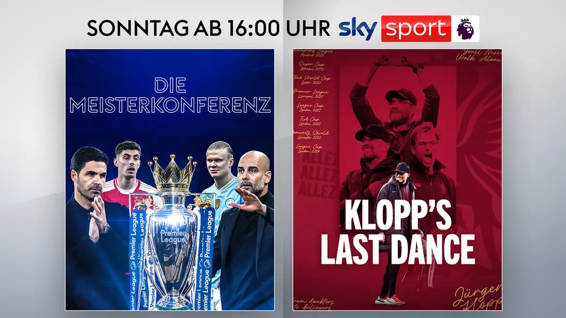 Jürgen Klopps letztes Spiel als Liverpool-Trainer sowie die Meisterkonferenz mit ManCity und Arsenal: das große Finale in der Premier League am Sonntag live und exklusiv bei Sky Sport - Bild: presseportal.de