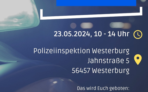POL-PDMT: Interesse am Polizeiberuf? Veranstaltungstage bei der Polizeiinspektion Westerburg - Foto: presseportal.de