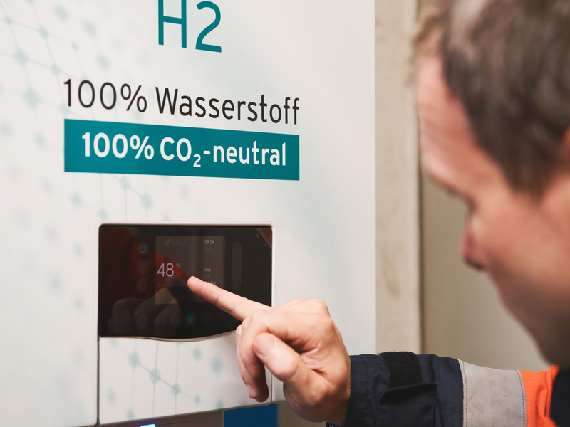 H2Direkt erfolgreich: Seit sieben Monaten 100 Prozent Wasserstoff im Gasnetz - Foto: presseportal.de