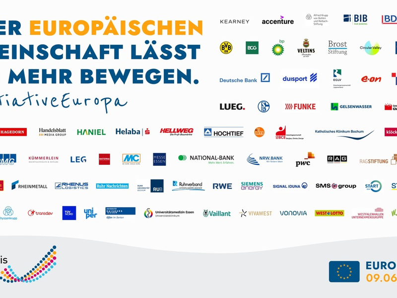 Initiativkreis Ruhr startet Europakampagne #InitiativeEuropa - Foto: presseportal.de