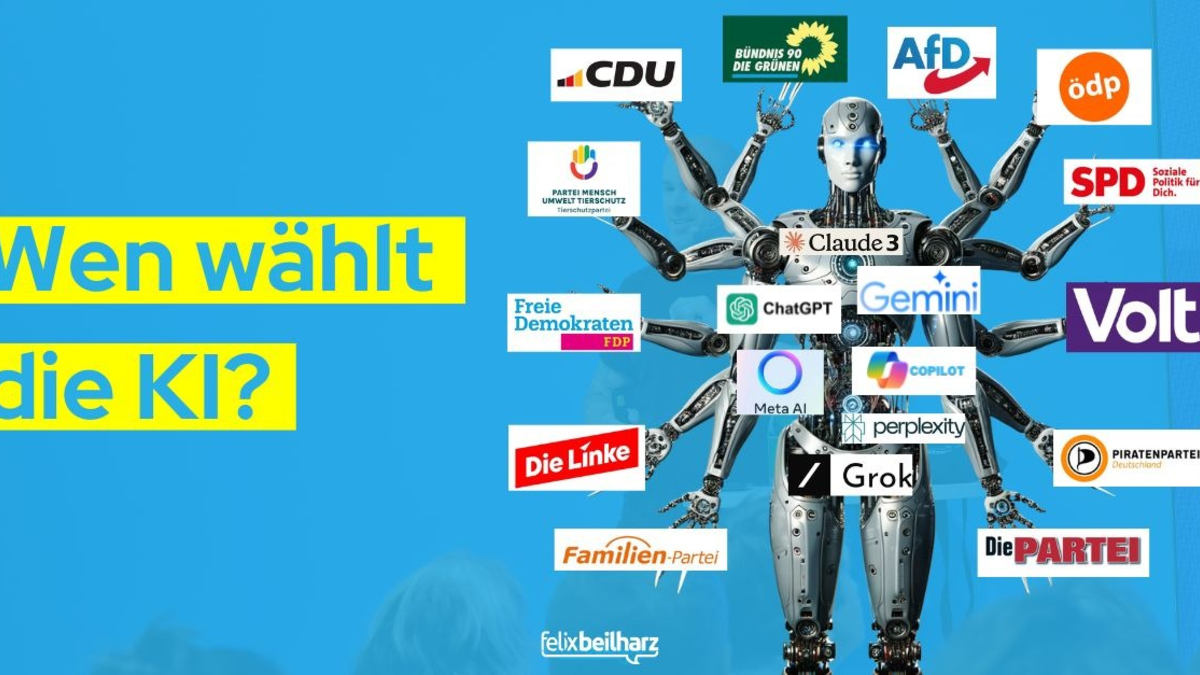 Eindeutiges Ergebnis: So würden KI-Tools bei der Europawahl wählen / Künstliche Intelligenz lehnt besonders eine Partei klar ab - Foto: presseportal.de