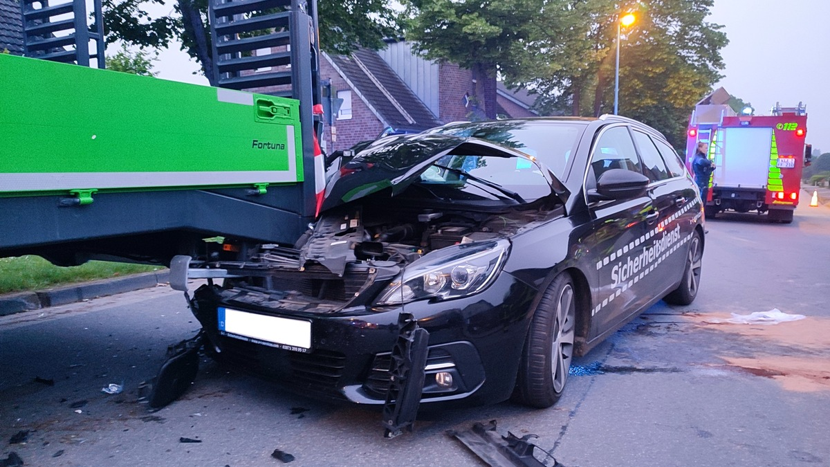 FW-KLE: Verletzter nach Verkehrsunfall - Foto: presseportal.de