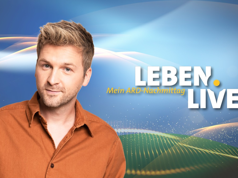 Leben.Live! - Mein ARD-Nachmittag mit Johannes Zenglein vier Wochen lang im Ersten - Foto: presseportal.de