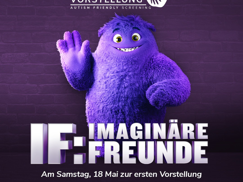 UCI Kinos zeigen ab sofort regelmäßig Inklusionsvorstellungen / Inklusions-Vorstellung zu IF: Imaginäre Freunde am 18. Mai - Foto: presseportal.de