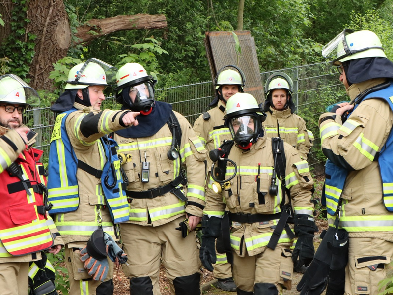 FW-KLE: Löschzug West übt im Klever Tiergarten - Foto: presseportal.de