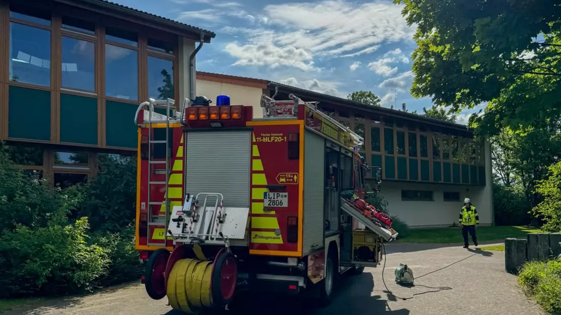 FW-DT: Brand in Grundschule - Bild: presseportal.de