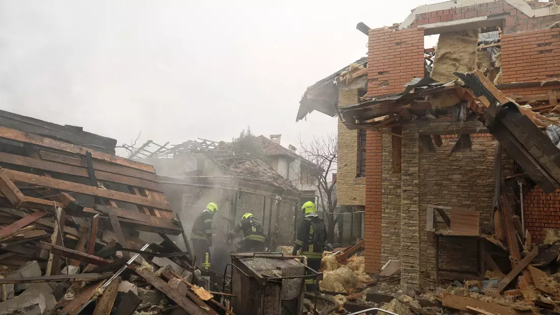 In Odessa schlugen russische Raketen ein. - Bild: ---/https://photonew.ukrinform.com/ Ukrinform/dpa