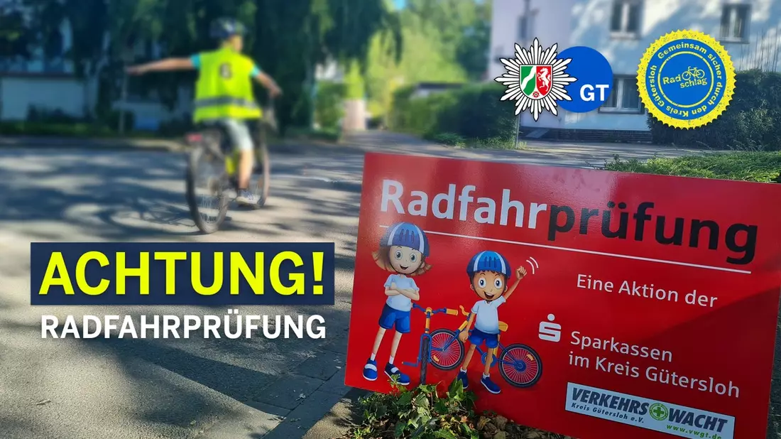 POL-GT: Fahrradprüfung an der Rudolf-Bracht-Grundschule - Bild: presseportal.de