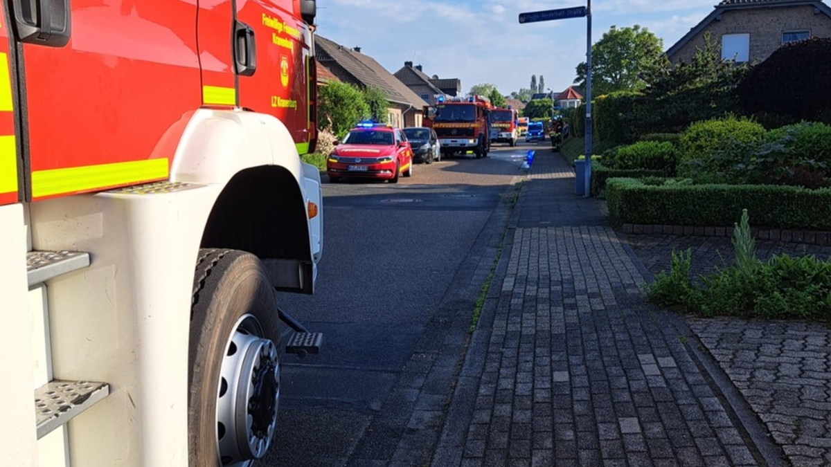 FW Kranenburg: Mikrowelle brannte - Foto: presseportal.de