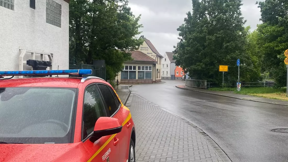 FW Frankenthal: Regenmassen verschonen Frankenthal weitgehend - Bild: presseportal.de