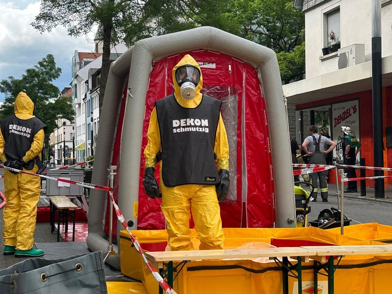 FW Konstanz: Überlandhilfe Gefahrstoffeinheit - Foto: presseportal.de