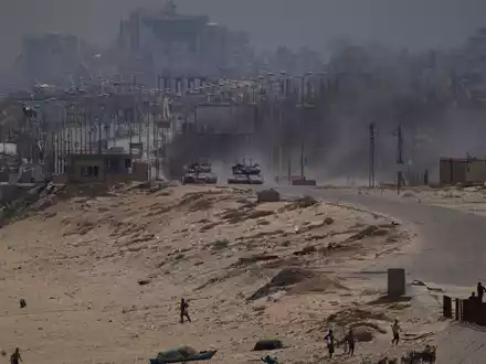 UN-Organisation begrüßen verstärkte Hilfslieferungen für Gaza. - Foto: Abdel Kareem Hana/AP/dpa